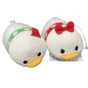 Disney Mini Tsum Tsum Christmas Donald Daisy Duck 3.5" Plush